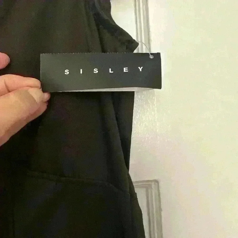 SISLEY BLACK DRESS - NWT - Size M - Picture 2 of 6
